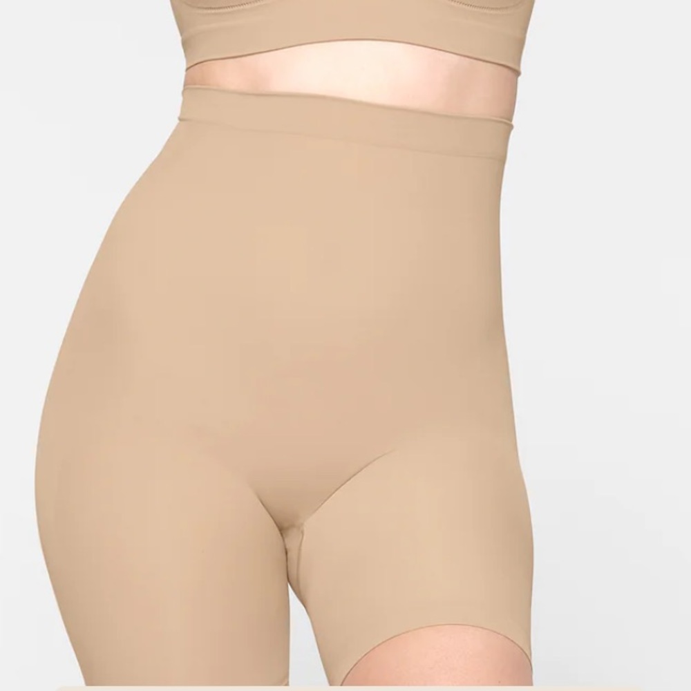 SKIMS Tan Shapewear Shorts